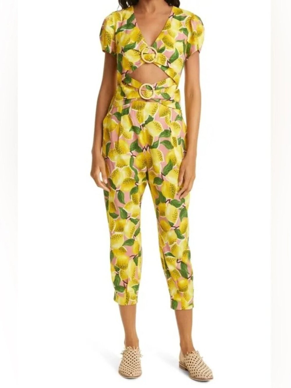 FARM Rio Fresh Lemons Jumpsuit - Picture 2 of 10